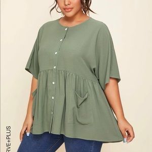 SHEIN babydoll top 4X